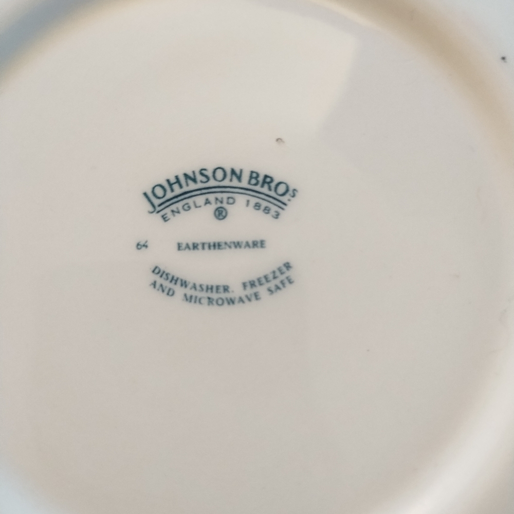 Johnson Bros Cream Plate